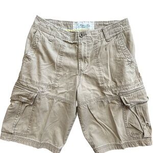 Vintage Kirra Cargo Men’s Shorts Baggy Surf Skate Size 31 Tan Cargo Y2K